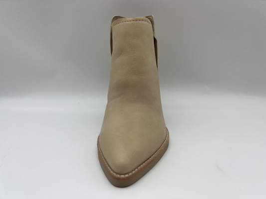 Botas femininas sem cadarço de couro legítimo de salto alto , botas de tornozelo fashion rosa