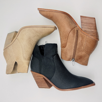 ODM/OEM de couro das botas do vestido das mulheres de Brown com dois Tone Finish