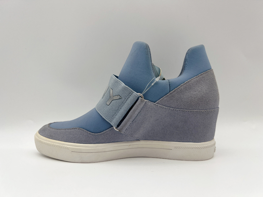 Nubuck macio confortável cobre mulheres calça uma unidade Outsole de borracha com látex de Pusable