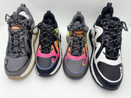 Sapatas de basquetebol do deslizamento das senhoras Grey Athletic Sports Shoes Comfortable anti