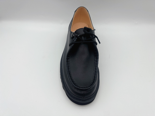 O plano preto feito sob encomenda calça sapatas de trabalho impermeáveis do deslizamento das mulheres não