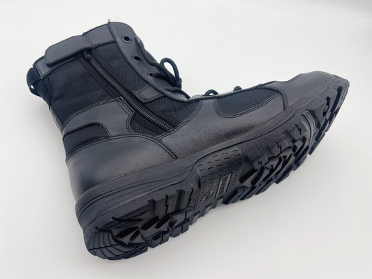 Deslizamento alto do tornozelo à moda em sapatas de trabalho resistentes do óleo confortável das botas do trabalho