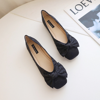 Eva Fabric Foam Ballerina Flats de borracha branca calça Sofit consola sempre para mulheres
